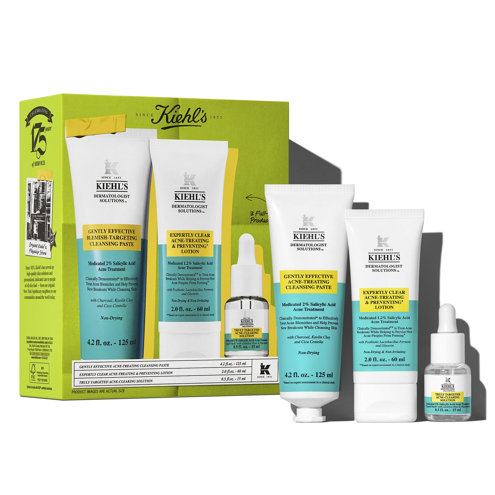 Kiehl's CLEAR INTENTIONS ACNE - Skincare Set